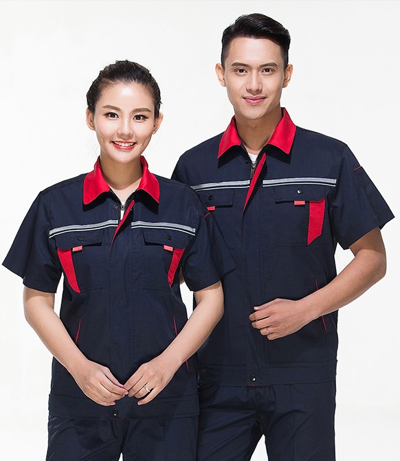 工廠車間工作服夏季耐磨透氣款鄭州