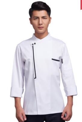 中國廚房工作服長(zhǎng)袖廚師服